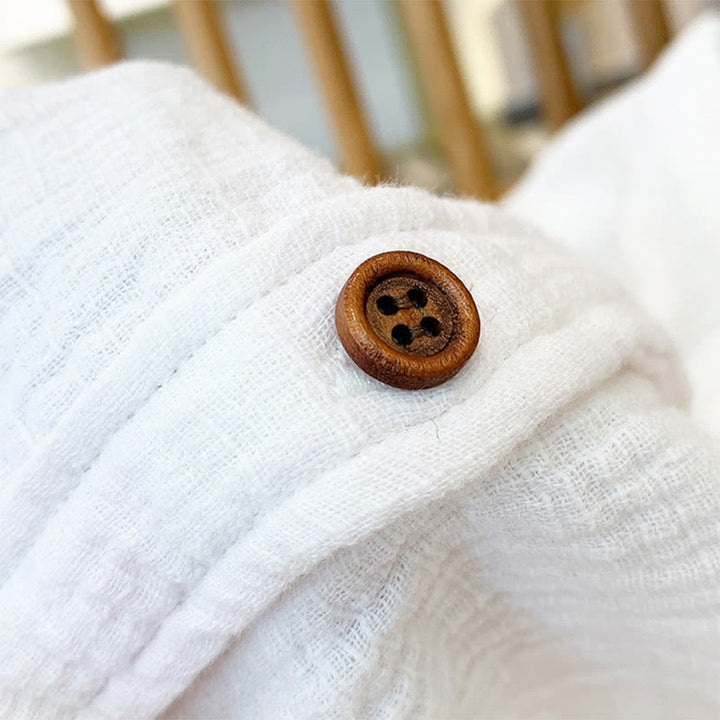 Buddha Stones Literary Artistic Double-Layered Sand Wash Cotton Linen Clothing - image 14