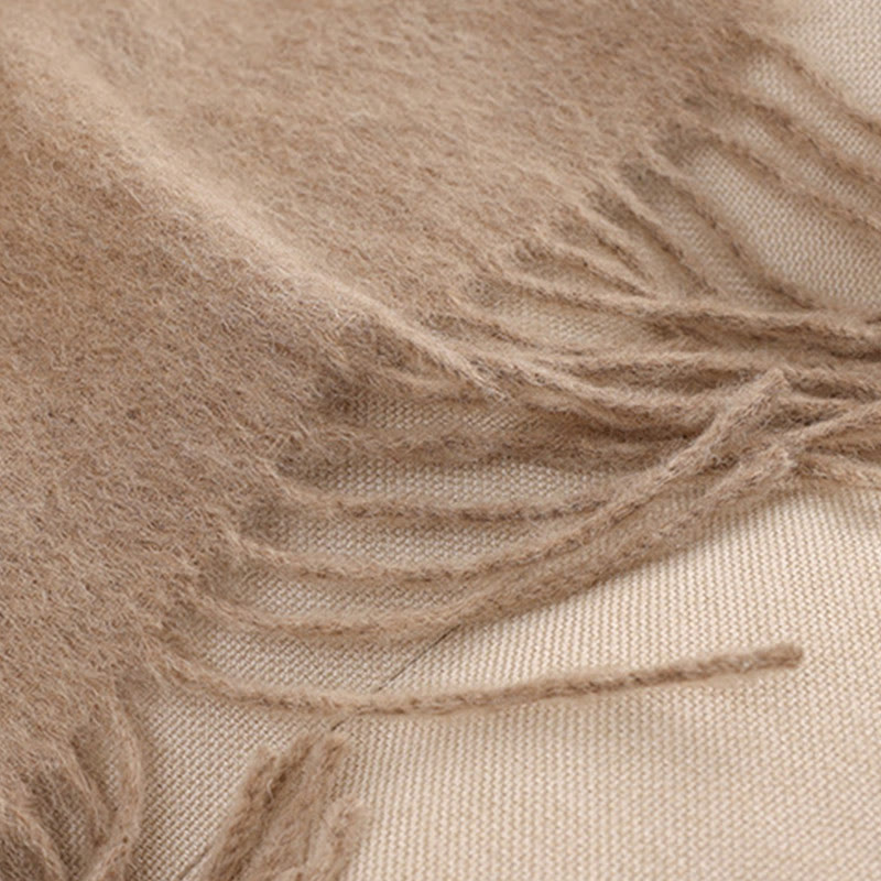 Buddha Stones Wool Shawl Red Flower Gold Sequins Embroidery Tassel Winter Cozy Travel Scarf Wrap - image 10