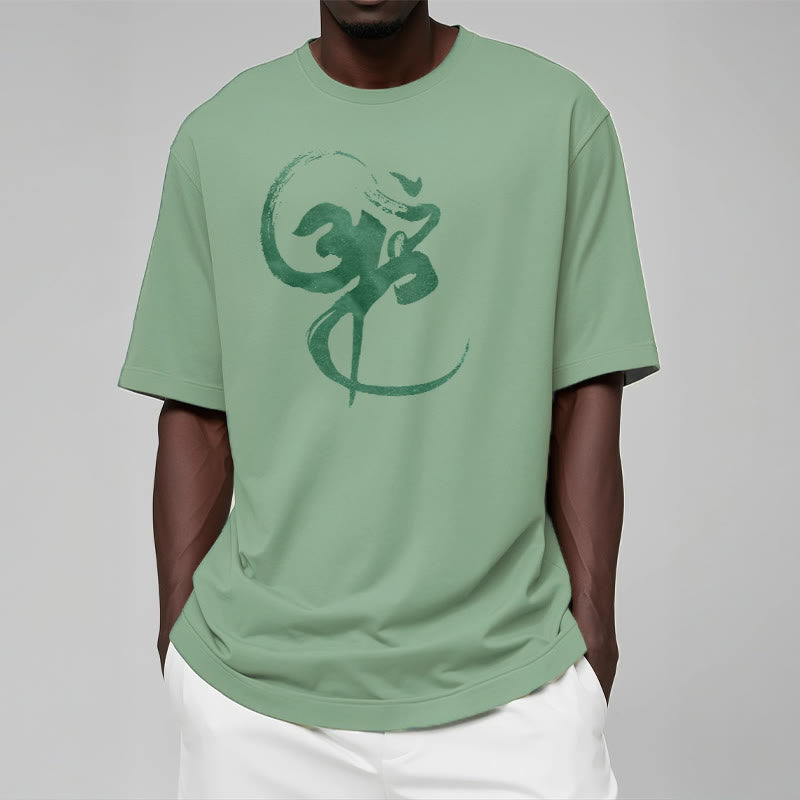 Buddha Stones Om Design Cotton Tee T-shirt - image 18