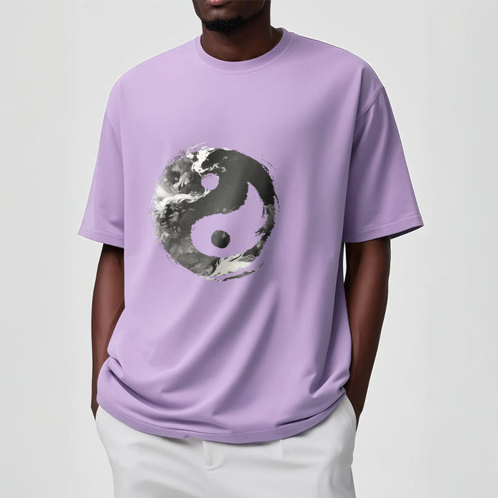 Buddha Stones Yin Yang Cotton Tee T-shirt - image 18