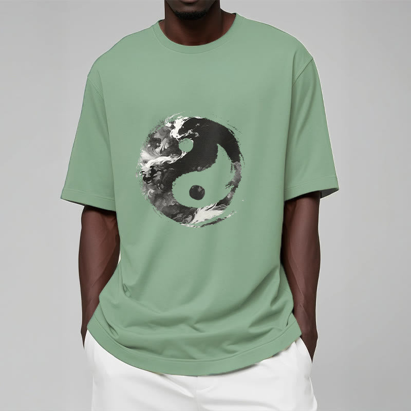 Buddha Stones Yin Yang Cotton Tee T-shirt - image 16
