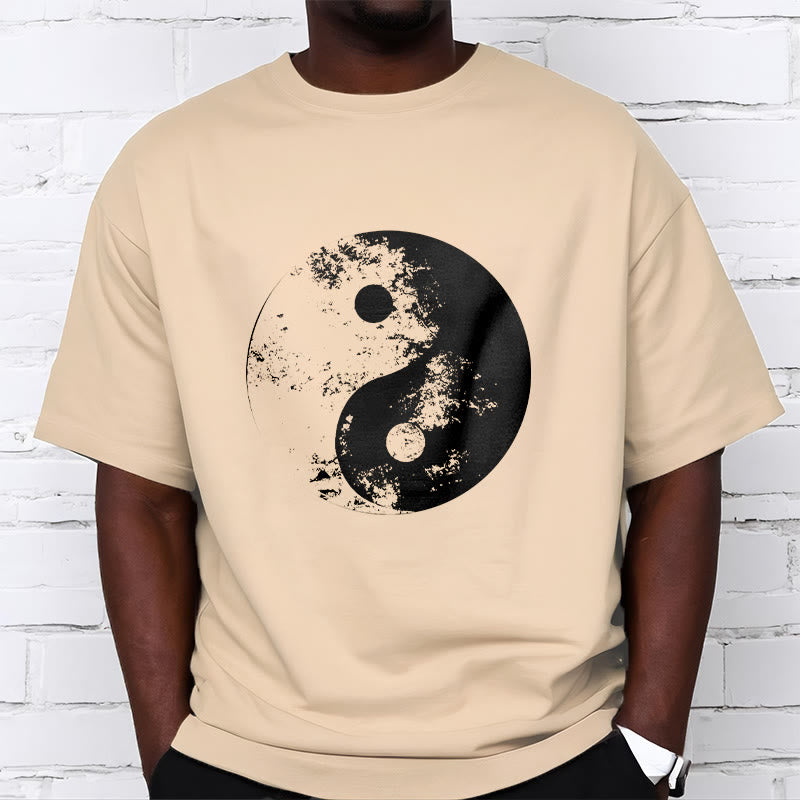Buddha Stones Yin Yang Tai Chi Pattern Cotton Tee T-shirt - image 14