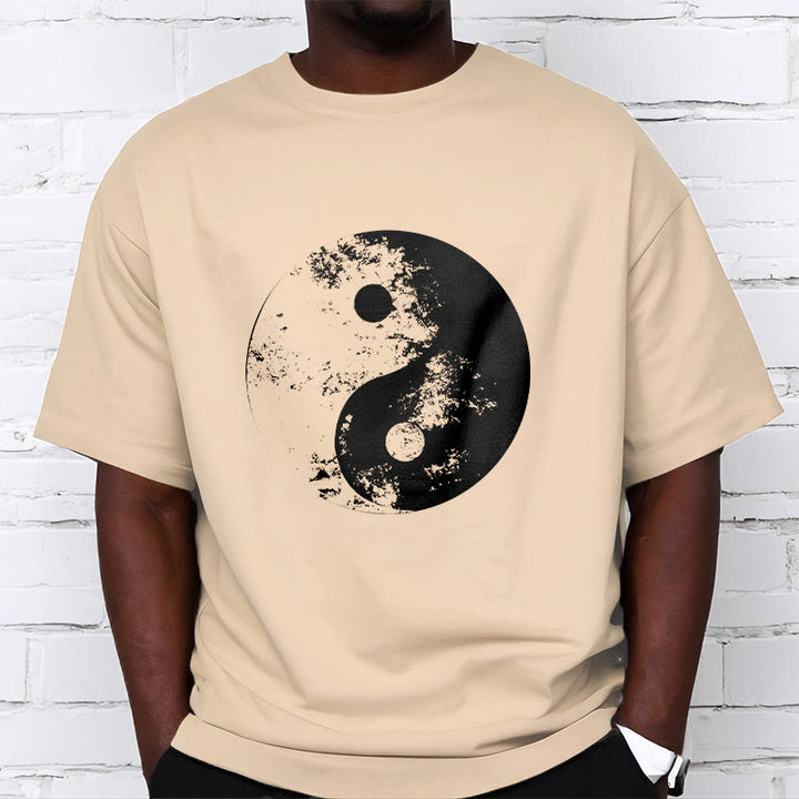 Buddha Stones Yin Yang Tai Chi Pattern Cotton Tee T-shirt - image 14