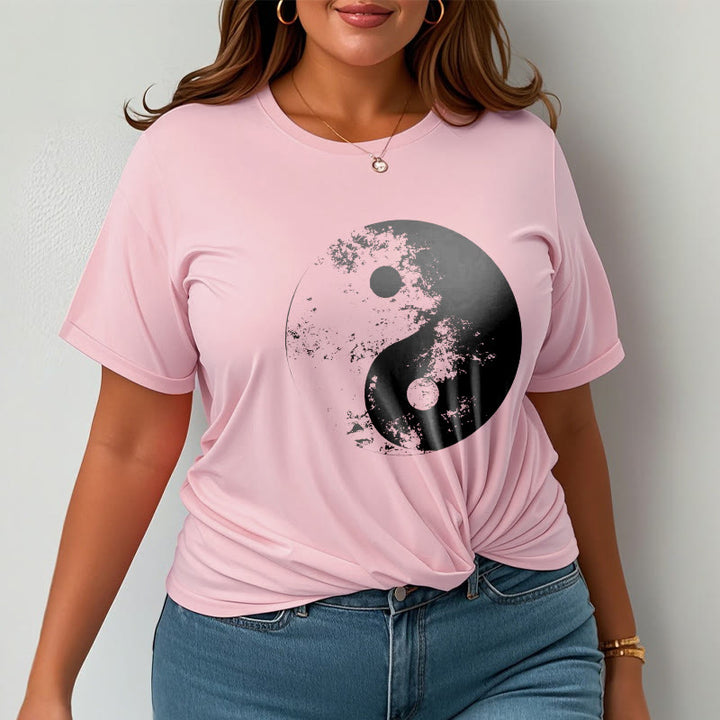 Buddha Stones Yin Yang Tai Chi Pattern Cotton Tee T-shirt - image 20