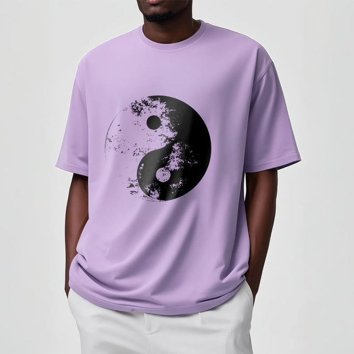 Buddha Stones Yin Yang Tai Chi Pattern Cotton Tee T-shirt - image 18