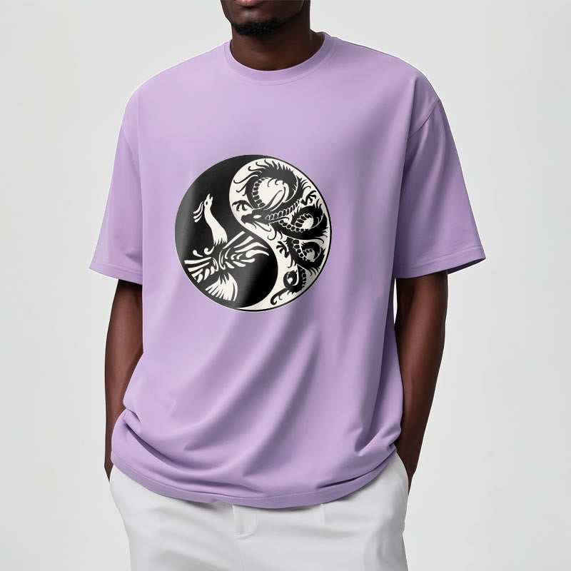 Buddha Stones Phoenix Yin Yang Cotton Tee T-shirt - image 18