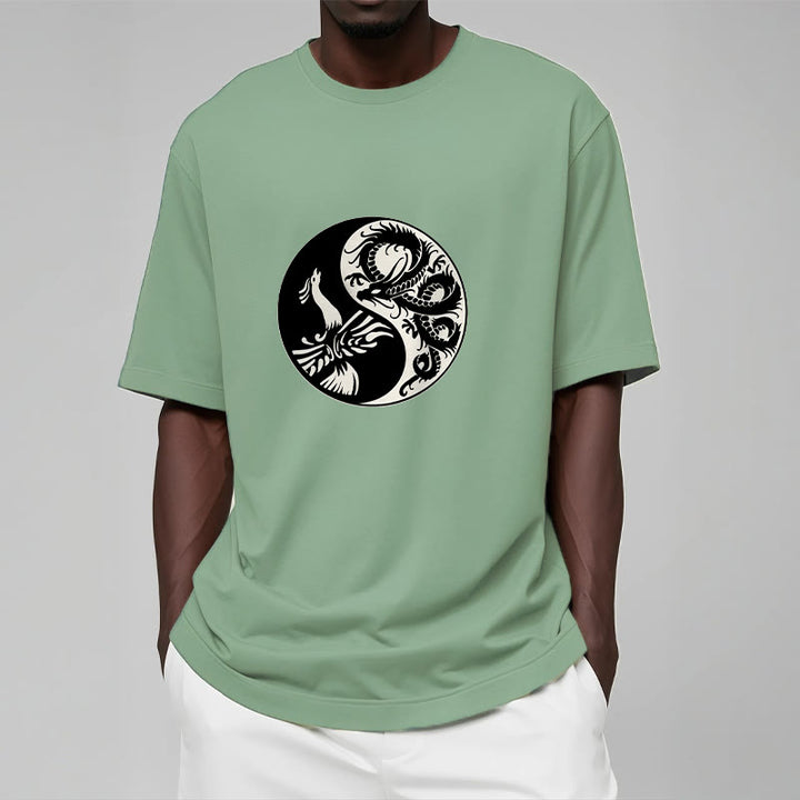 Buddha Stones Phoenix Yin Yang Cotton Tee T-shirt - image 16