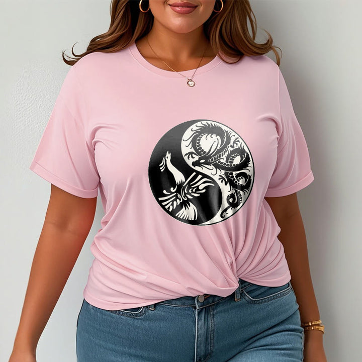 Buddha Stones Phoenix Yin Yang Cotton Tee T-shirt - image 20