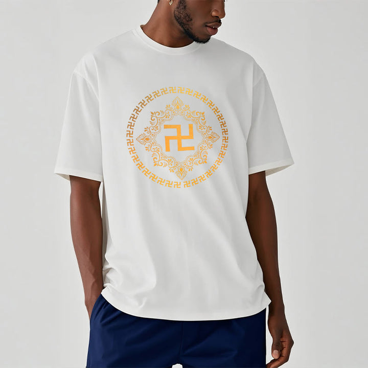 Buddha Stones Swastika Tee T-shirt