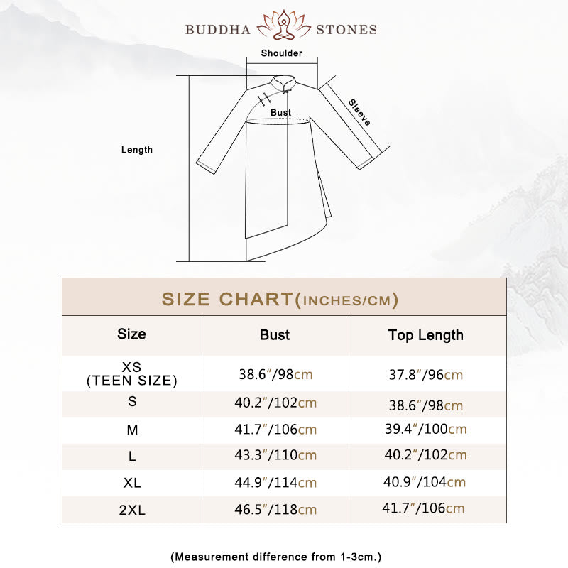 Buddha Stones Gradient Painting Meditation Prayer Spiritual Zen Tai Chi Qigong Practice Unisex Clothing Set - image 5