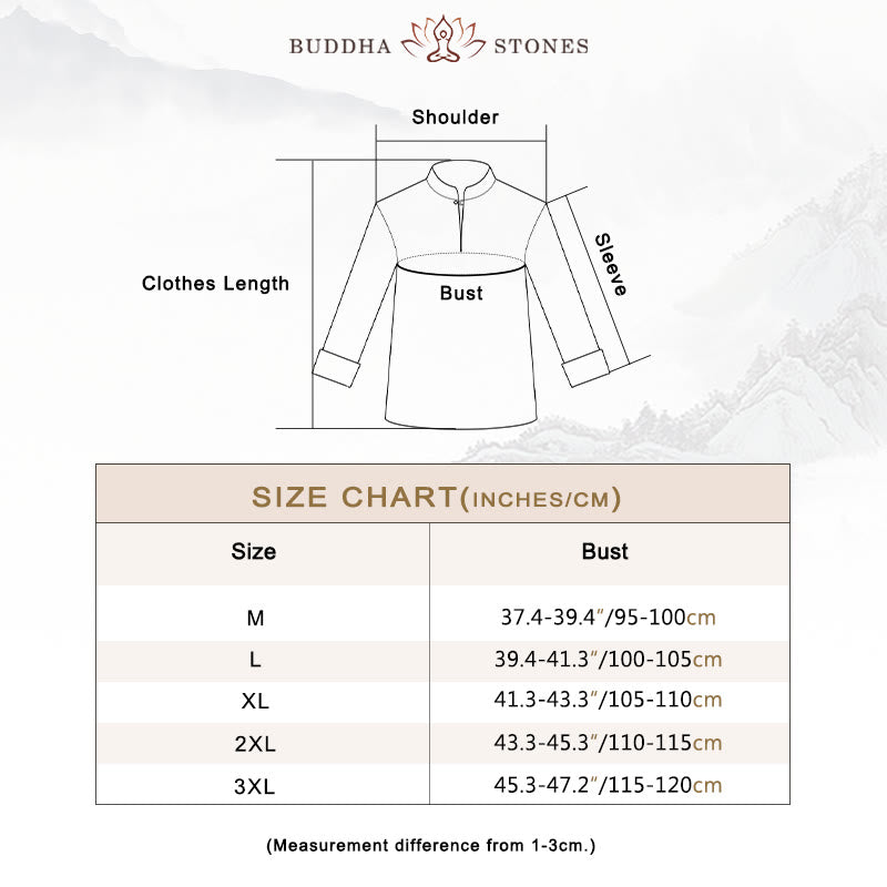 Spiritual Zen Meditation Yoga Prayer Practice Cotton Linen Clothing Men's Set - image 5