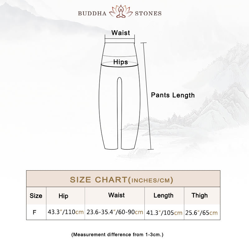 Buddha Stones Boho Loose Round Geometric Pattern Harem Trousers Women's Yoga Pants - image 12