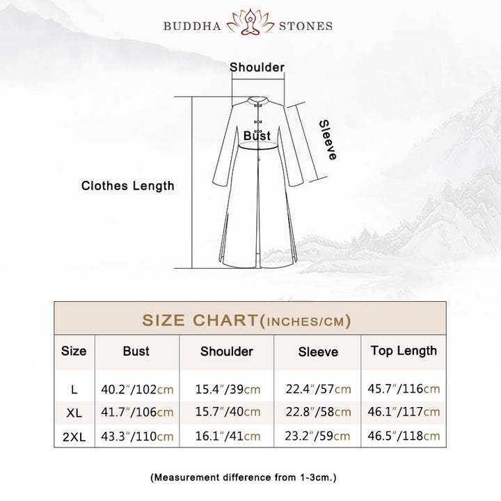 Buddha Stones 2Pcs Chinese Frog Button Design Zen Tai Chi Meditation Clothing Cotton Linen Top Pants Women's Set