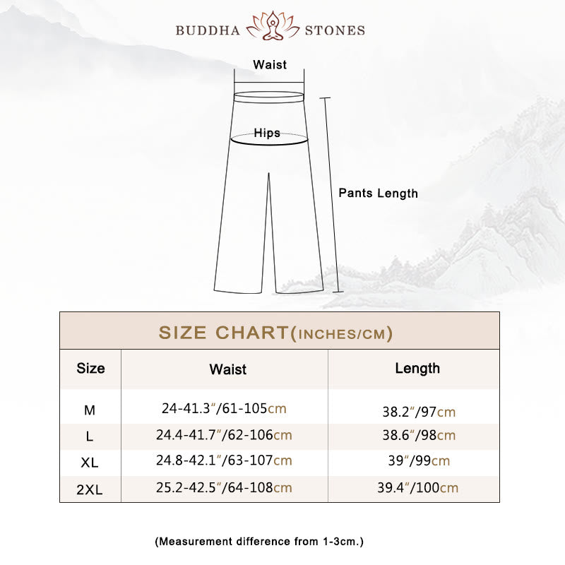 Buddha Stones Hanfu Style Midi Dress Wide Leg Pants Meditation Zen Practice Yoga Dance Clothing - image 8