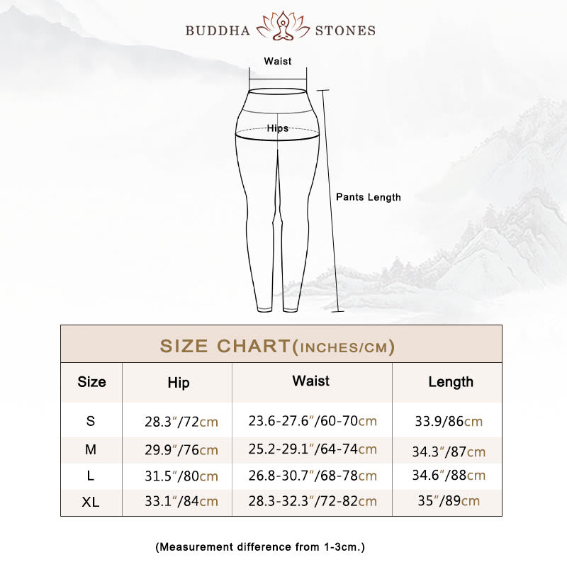 Buddha Stones Lotus Cherry Blossom Gradient Peacock Print Lycra Fabric Fitness Leggings Women's Yoga Pants