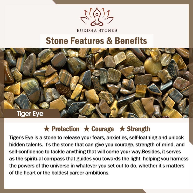 Buddha Stones Natural Tiger's Eye Obsidian Hematite Lava Rock Powerful Bracelet - image 7