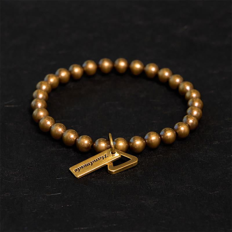 Buddha Stones Copper Beads Balance Bracelet