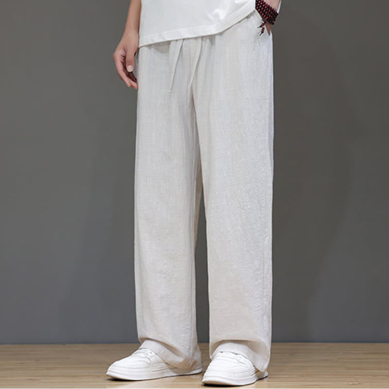 Buddha Stones Summer Men's Straight Leg Pants With Pockets - image 16