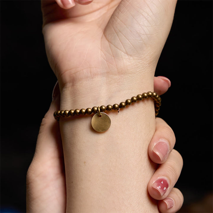 Buddha Stones Amekaji Brass Copper Balance Bracelet - image 6