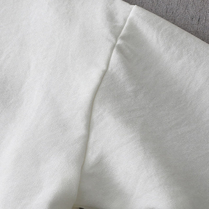 Buddha Stones Solid Color Button Long Sleeve Women's Shirt - image 5