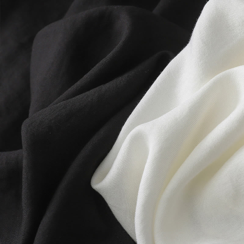 Buddha Stones Solid Color Button Long Sleeve Women's Shirt - image 12