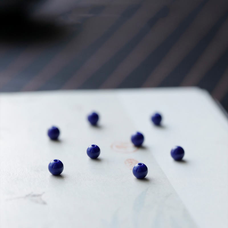 Buddha Stones Lazurite Lapis Lazuli Koi Fish Positive Bracelet - image 6