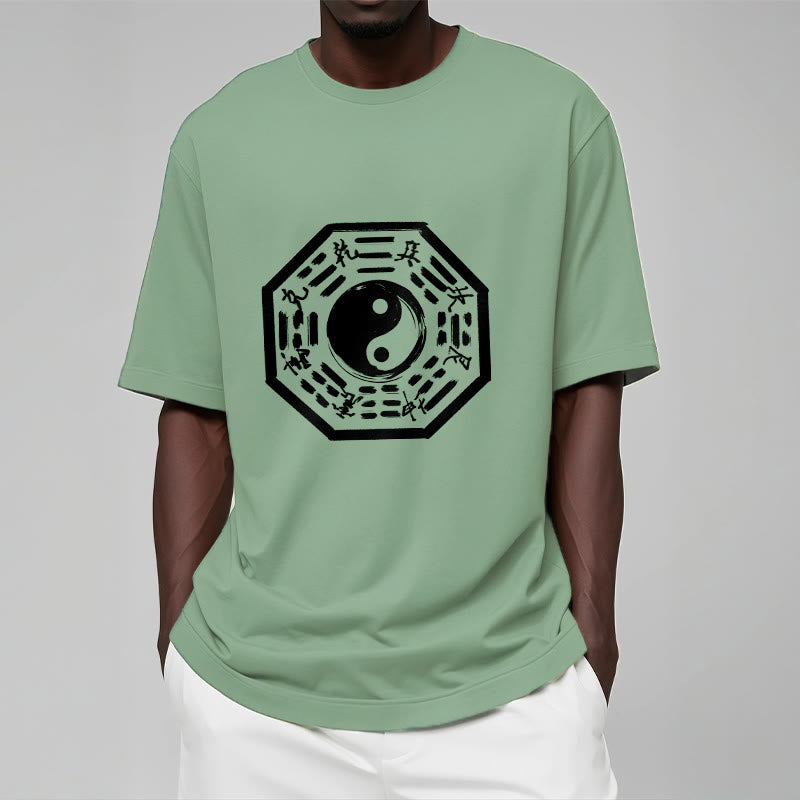 Buddha Stones Ba Gua Pattern Cotton Tee T-shirt - image 16