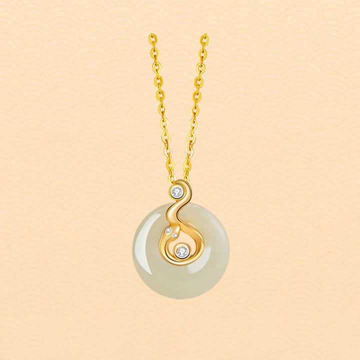 Buddha Stones Chinese Zodiac Hetian Jade 925 Sterling Silver Abundance Necklace Pendant - image 18