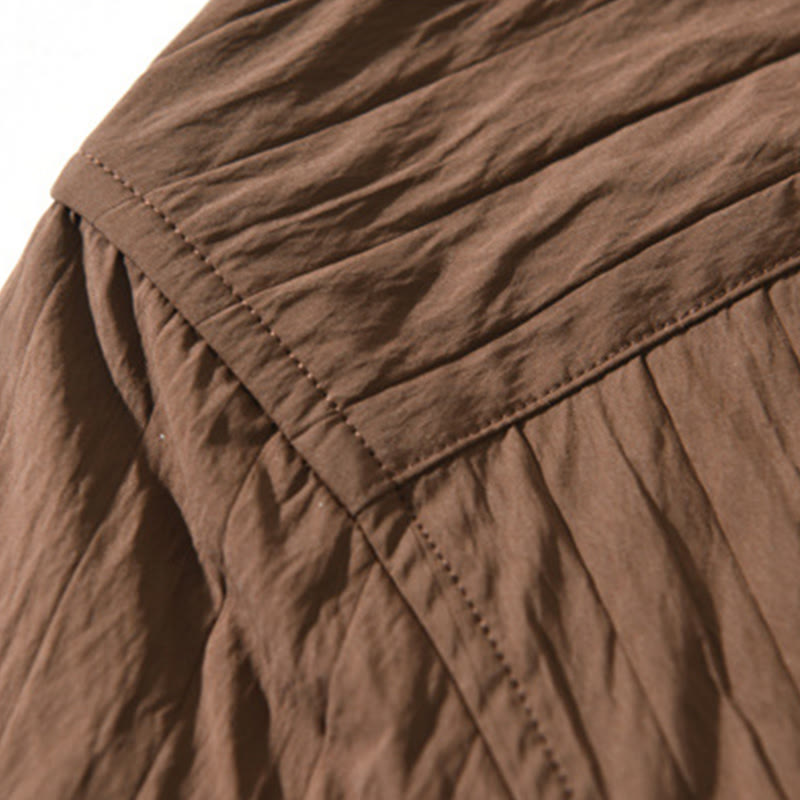 Buddha Stones Casual Solid Color Long Sleeve Men's Shirt With Pocket - image 8