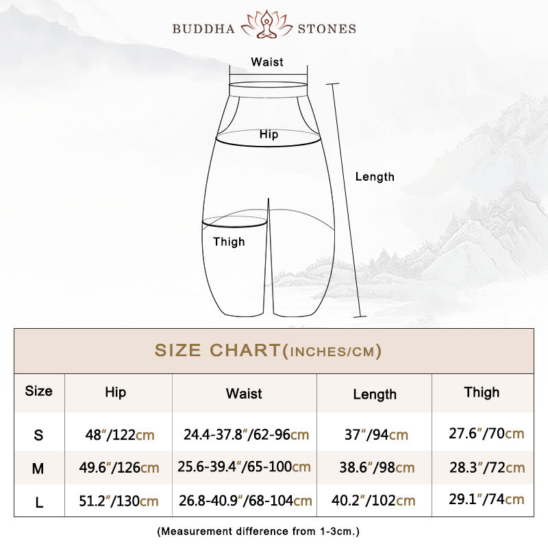 Buddha Stones Cotton Linen Pants Harem Trousers Loose Zen Yoga Tai Chi Women's Pants