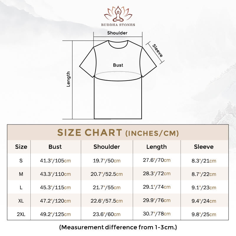 Buddha Stones Buddha Sitting On The Lotus Cotton Tee T-shirt - image 4