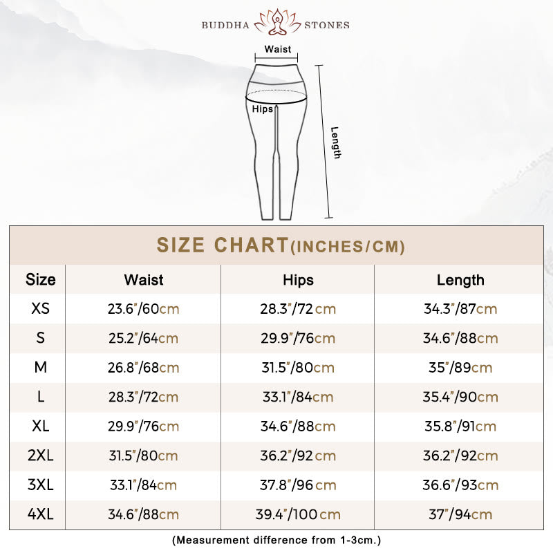 Buddha Stones Mountain Auspicious Cloud Red-crowned Crane Pattern Print Gym Leggings Women's Yoga Pants