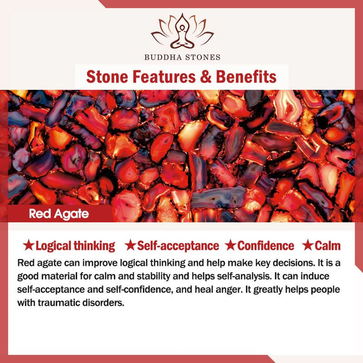 Buddha Stones Lazurite Tiger Eye Rhodonite Hematite Black Onyx Stone Balance Leather Bracelet - image 23