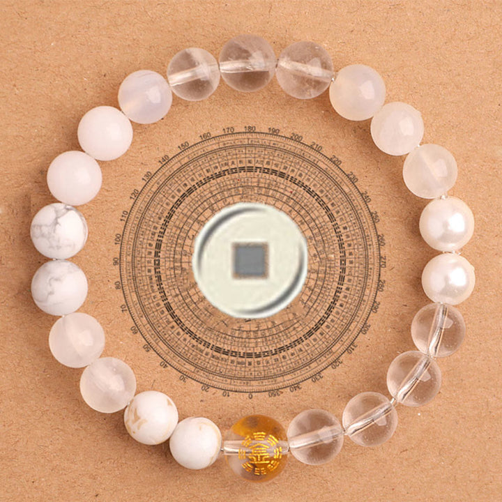 Buddha Stones Five Elements Various Agate Balance Luck Bracelet