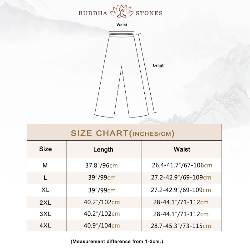 Buddha Stones 2Pcs Frog-Button Fu Character Dragon Bamboo Leaf Short Sleeve Shirt Pants Men's Set - image 6