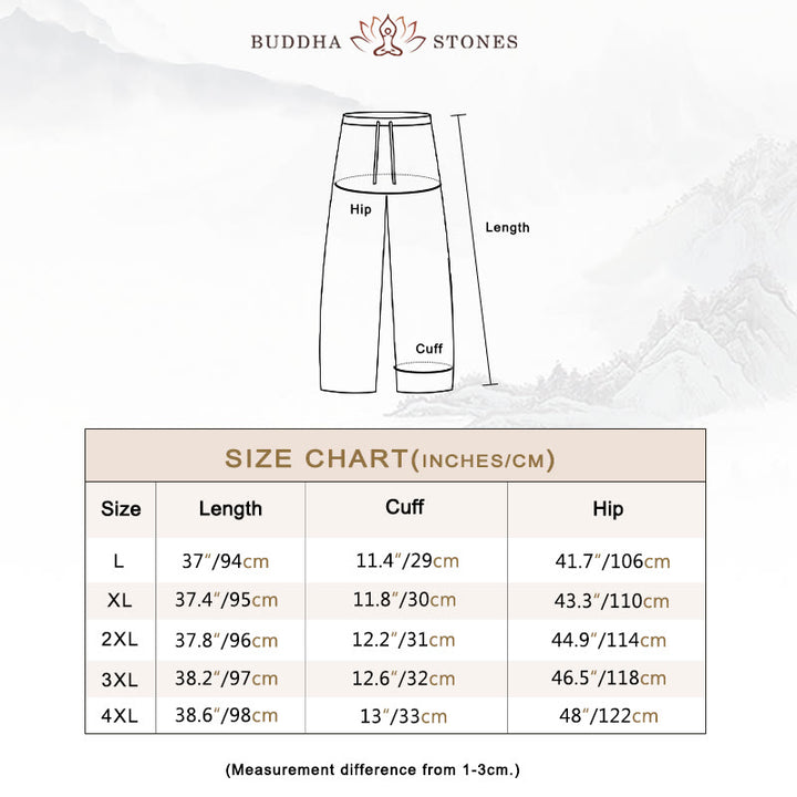 Buddha Stones Casual Cotton Women's Yoga Pants With Pockets - image 4