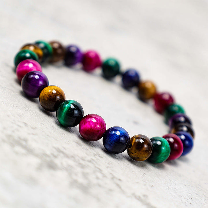 Buddha Stones Various Tiger Eye Confidence Bracelet - image 68