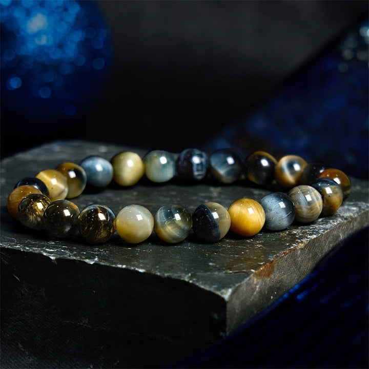 Buddha Stones Various Tiger Eye Confidence Bracelet - image 98