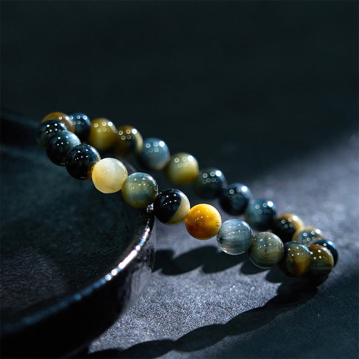 Buddha Stones Various Tiger Eye Confidence Bracelet - image 100