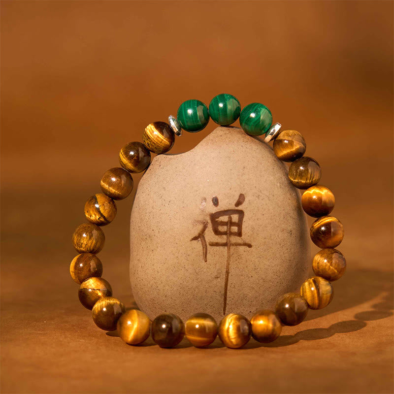 Buddha Stone Various Crystals Malachite Lazurite Lapis Lazuli Hemimorphite Calmness Bracelet - image 139