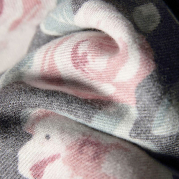 Buddha Stones Tibetan Shawl Garden Rose Fall Winter Cozy Travel Scarf Wrap - image 23