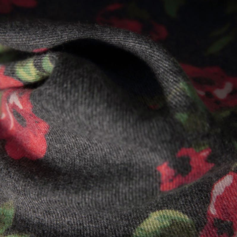 Buddha Stones Tibetan Rose Flower Garden Shawl Fall Winter Cozy Scarf Wrap  - image 11