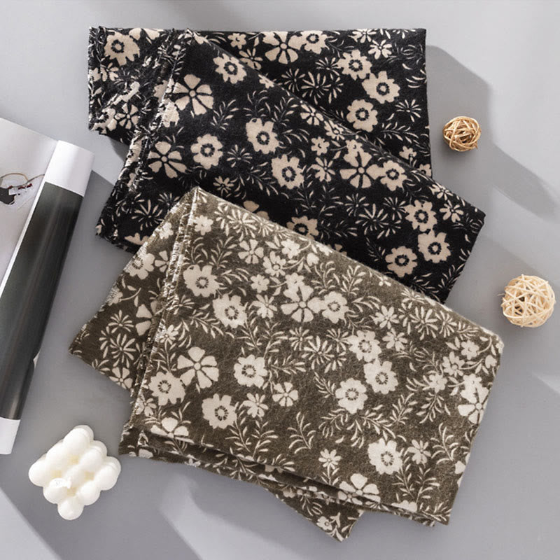 Buddha Stones Tibetan Shawl Fresh Daisy Print Fall Winter Soft Warm Travel Scarf Wrap - image 11