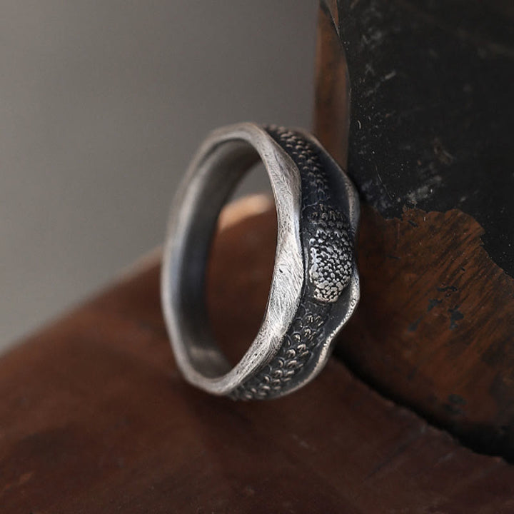 Buddha Stones 999 Sterling Silver Snake-shaped Year Of The Snake Protection Ring - image 10