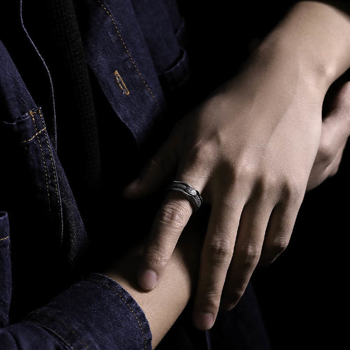 Buddha Stones 999 Sterling Silver Snake-shaped Year Of The Snake Protection Ring - image 16