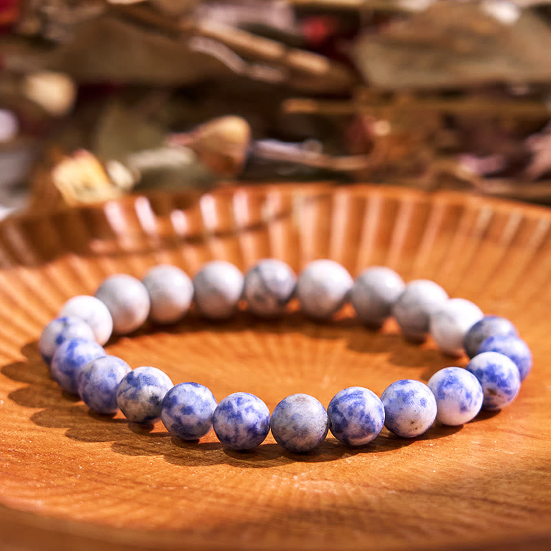 Buddha Stones Let The Past Go Blue Series Calm Tranquility Bracelet