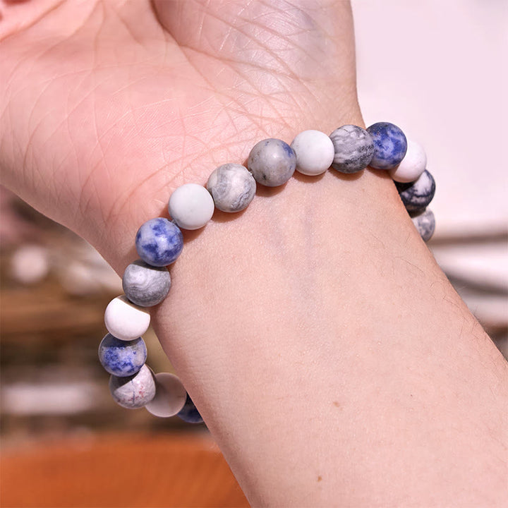 Buddha Stones Lead Back To Earth Neutral Color Series Grounding Balance Bracelet