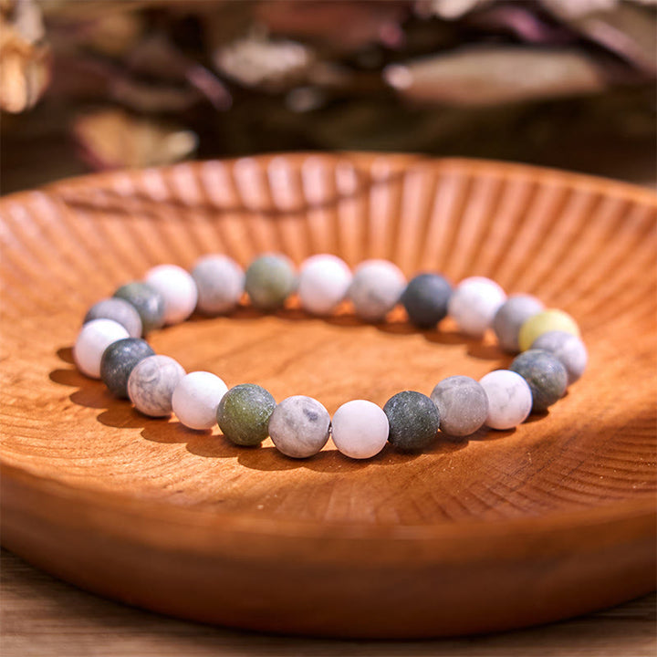 Buddha Stones Lead Back To Earth Neutral Color Series Grounding Balance Bracelet