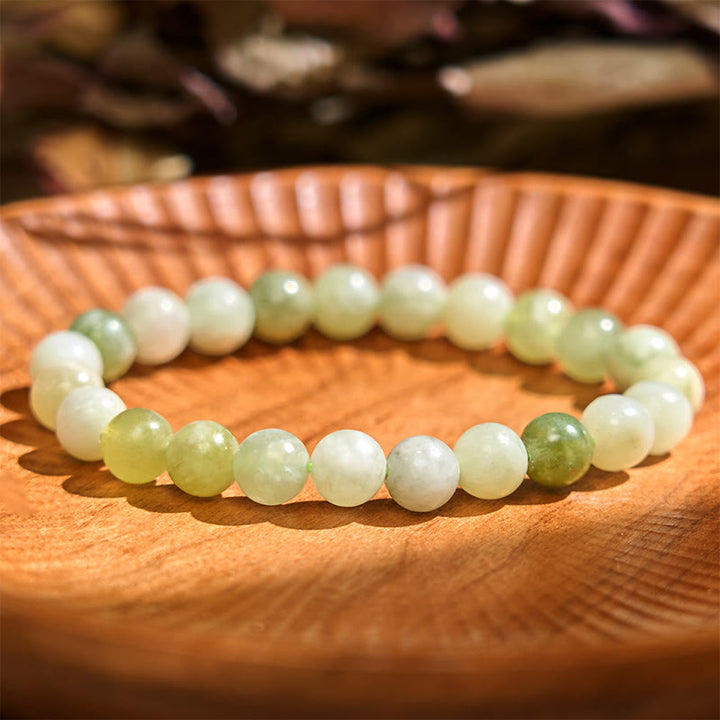 Buddha Stones Restores Calmness Cool Color Series Love Tranquility Bracelet