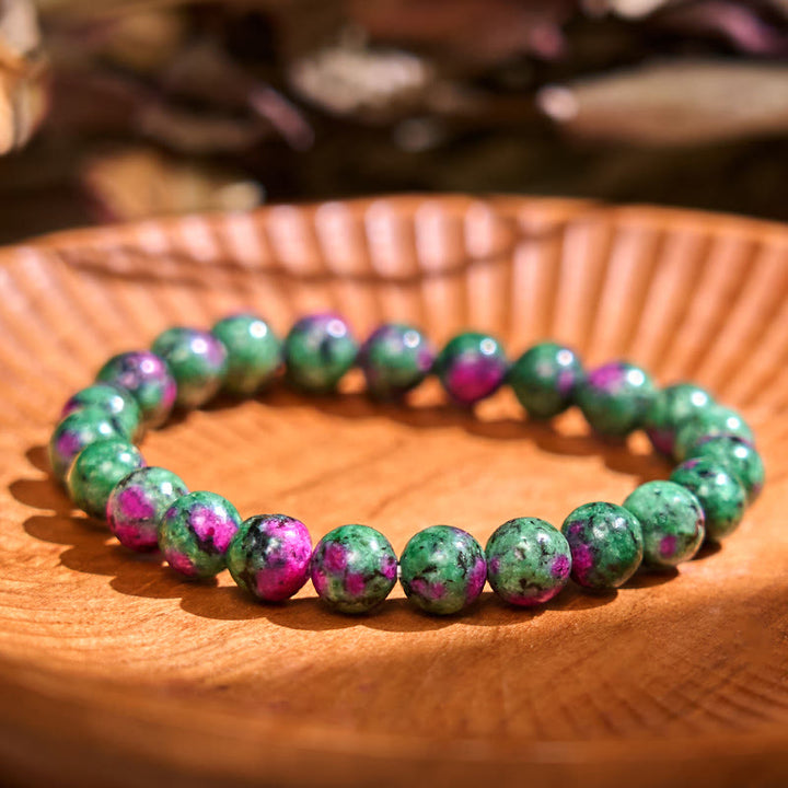 Buddha Stones Restores Calmness Cool Color Series Love Tranquility Bracelet